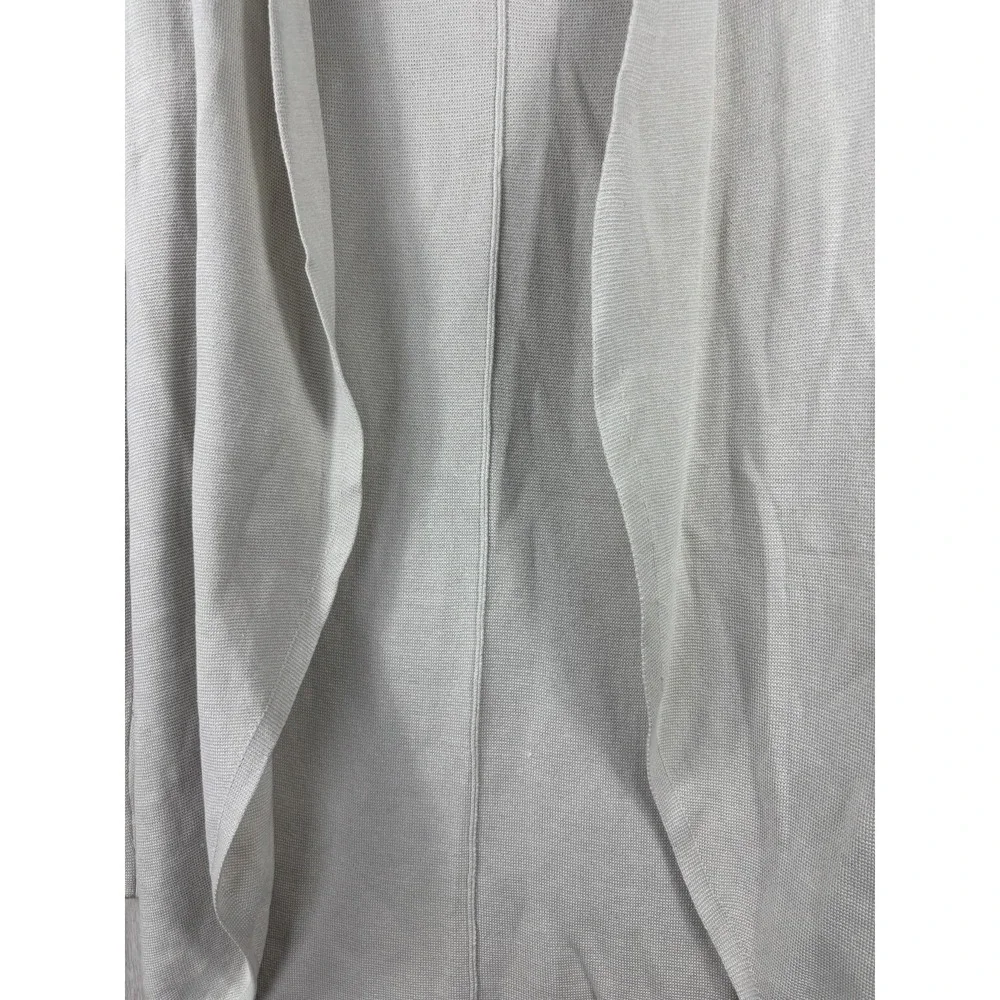 Eileen‎ Fisher Womens XS Bone Silk Organic Cotton Cardigan Open Front Minimalist